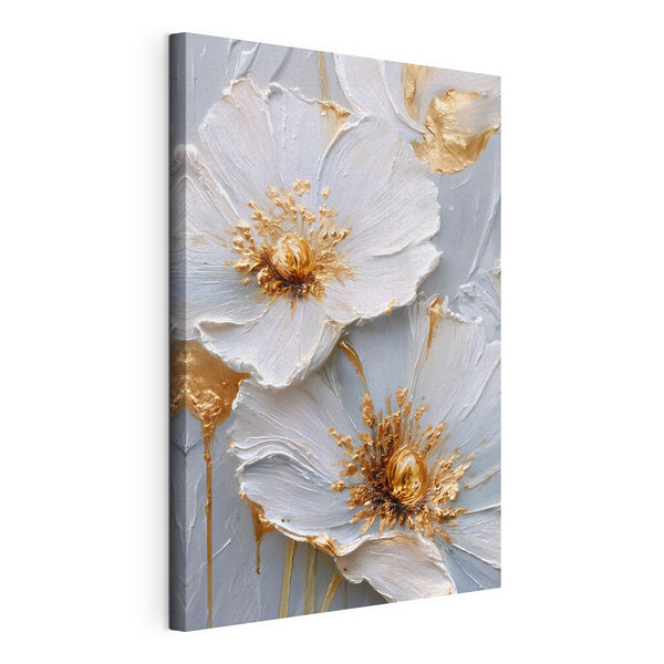 Tableaux De magnifiques fleurs aux teintes douces