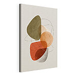 Tableaux Formes abstraites aux couleurs chaudes