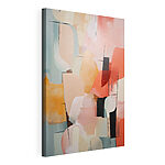 Tableaux Œuvre d'art colorée composée de différentes formes