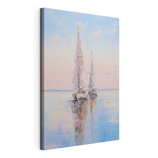 Deux bateaux sur l'eau Tableaux Deux bateaux sur l'eau