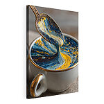 Tableaux Versez une tasse de liquide à la cuillère