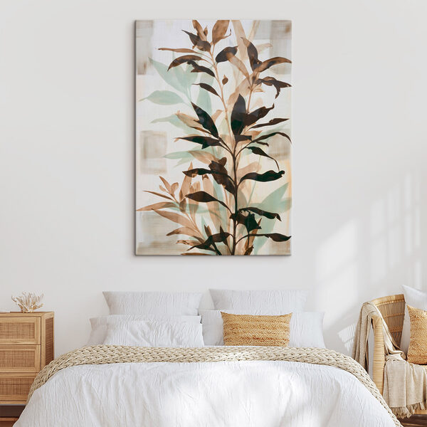 Plante avec des feuilles Tableaux Plante avec des feuilles