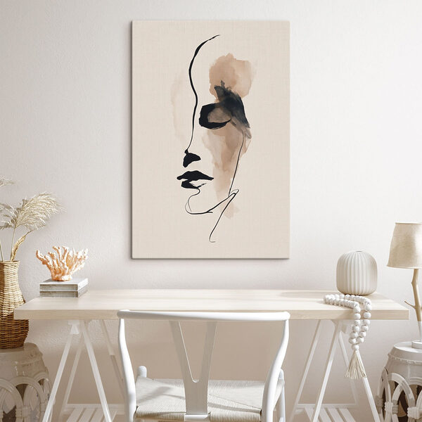 Dessin représentant le visage d'une femme Tableaux Dessin représentant le visage d'une femme