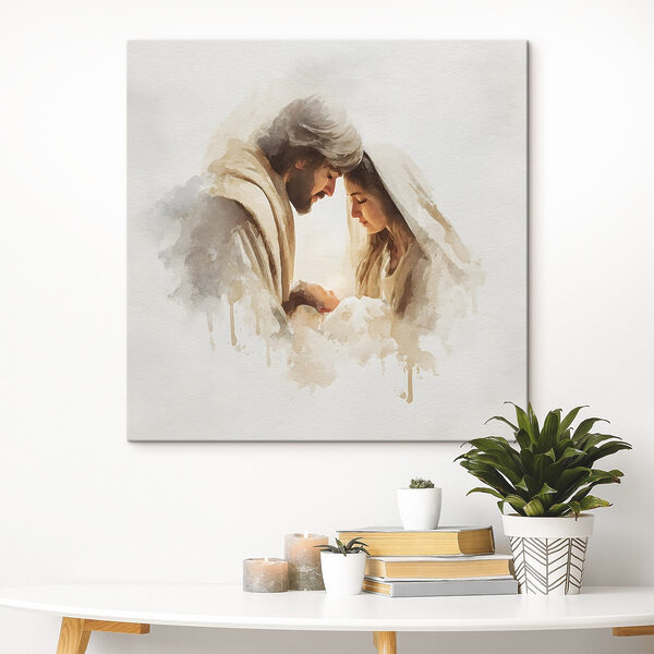 Un homme et une femme, enveloppés dans des couvertures, se regardent Tableaux Un homme et une femme, enveloppés dans des couvertures, se regardent