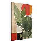 Tableaux Plante à feuilles en pot