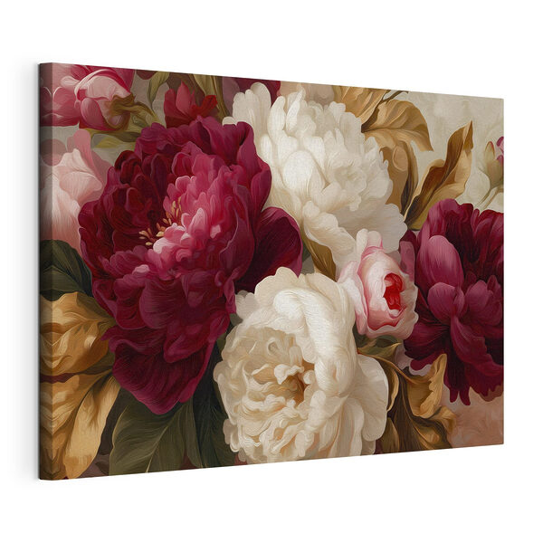 Des fleurs éclatantes dans une composition haute en couleur Tableaux Des fleurs éclatantes dans une composition haute en couleur