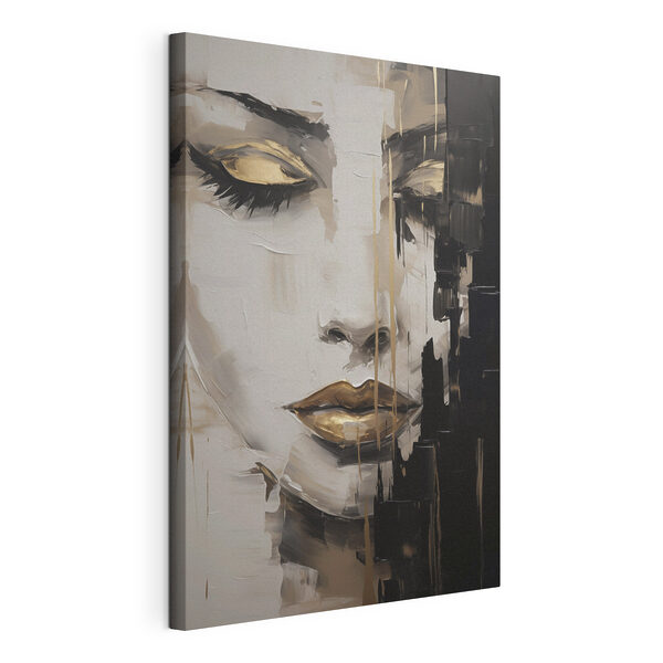 - La beauté abstraite dans des teintes monochromes Tableaux - La beauté abstraite dans des teintes monochromes