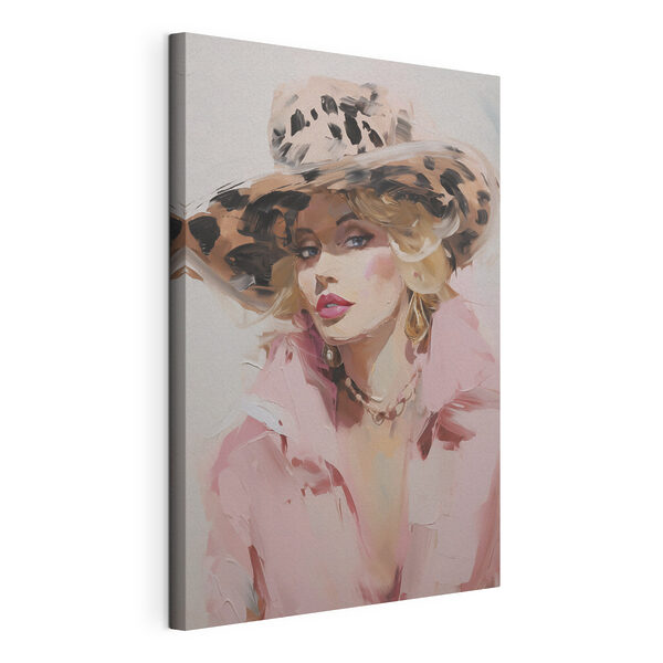 Tableau représentant une femme coiffée d'un chapeau Tableaux Tableau représentant une femme coiffée d'un chapeau