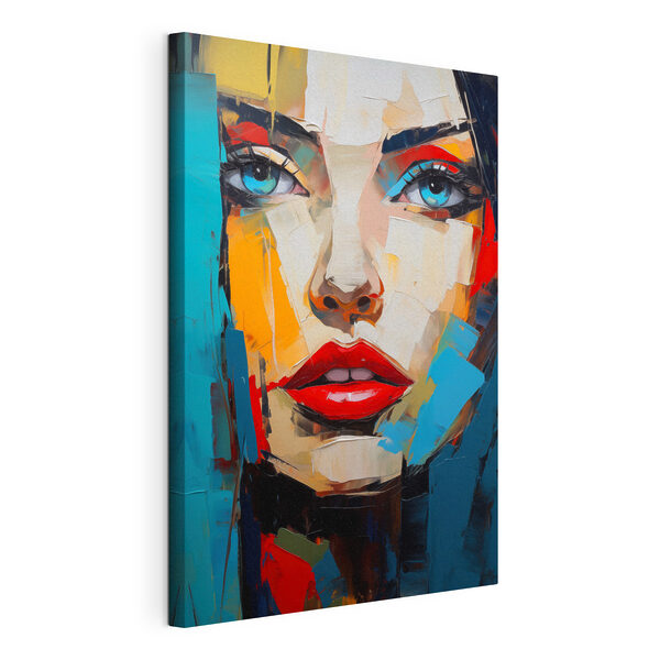 Peinture représentant le visage d'une femme Tableaux Peinture représentant le visage d'une femme