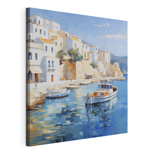 Peinture représentant un bateau sur l'eau Tableaux Peinture représentant un bateau sur l'eau