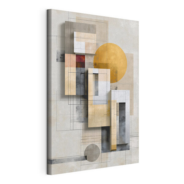 Peinture de formes géométriques et de lignes Tableaux Peinture de formes géométriques et de lignes