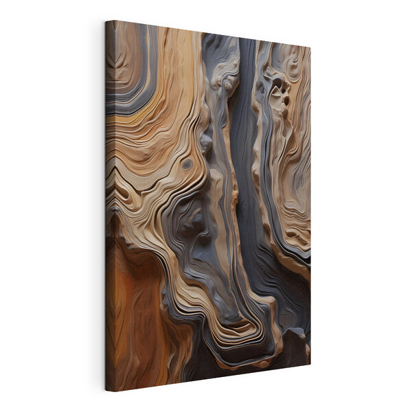 Tableaux Des tourbillons naturels aux teintes terreuses
