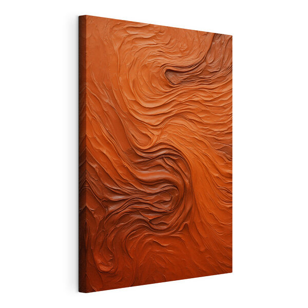 Tableaux Des formes fluides dans des tons ocres