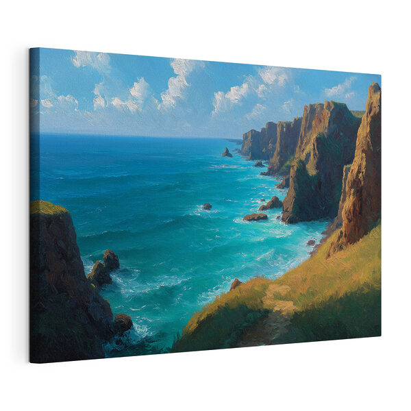 Falaises rocheuses au bord de l'océan Tableaux Falaises rocheuses au bord de l'océan
