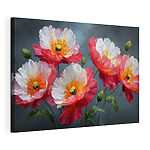 Tableaux Bouquet de fleurs avec des feuilles