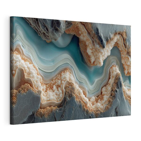 Tableaux Des vagues de couleurs et de textures s'unissent