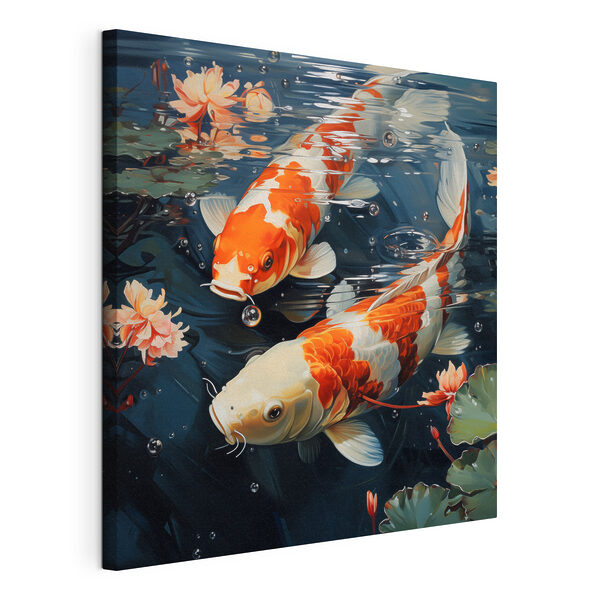 Tableaux Deux poissons nageant dans l'eau