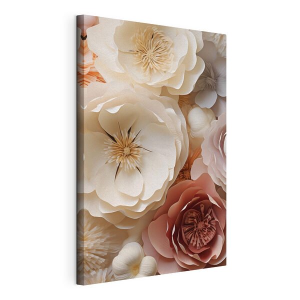 Composition de fleurs en papier Tableaux Composition de fleurs en papier