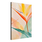 Tableaux Fleur tropicale aux couleurs vives et aux teintes douces