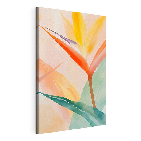 Fleur tropicale aux couleurs vives et aux teintes douces Tableaux Fleur tropicale aux couleurs vives et aux teintes douces