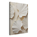 Tableaux Des feuilles délicates qui épousent des textures douces