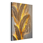 Tableaux Un motif de feuilles raffiné qui met le mur en valeur