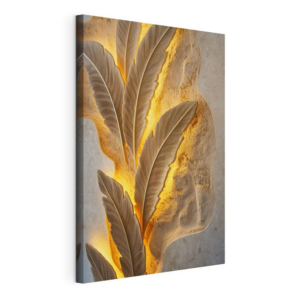 Tableaux Un motif de feuilles raffiné qui met le mur en valeur