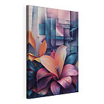 Tableaux Des fleurs aux couleurs vives aux formes géométriques