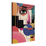 Tableaux Œuvre d'art aux couleurs vives