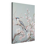 Tableaux Un oiseau sur une branche avec des fleurs