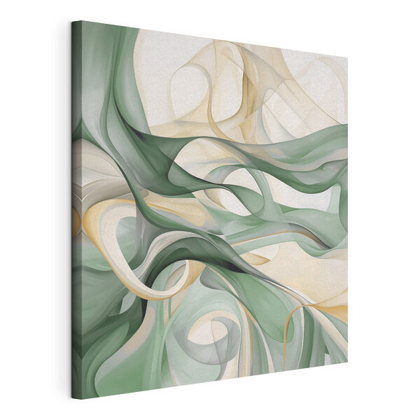 Tourbillons verts et blancs Tableaux Tourbillons verts et blancs