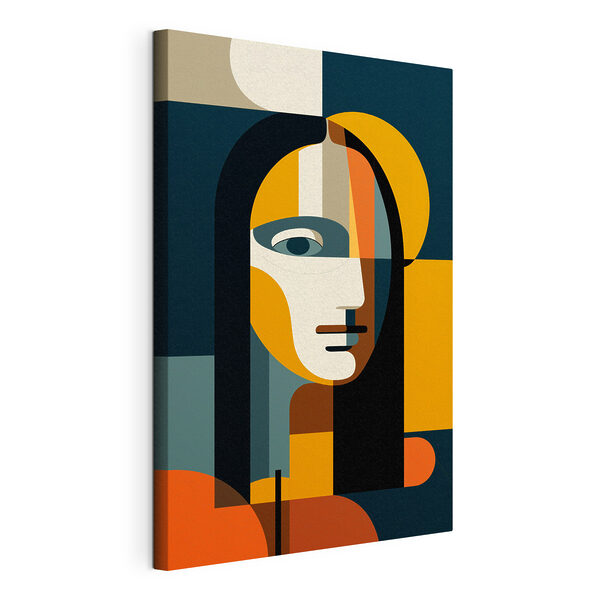 Visage de femme aux cheveux longs Tableaux Visage de femme aux cheveux longs