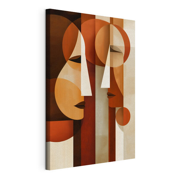 Tableaux Peinture représentant deux visages