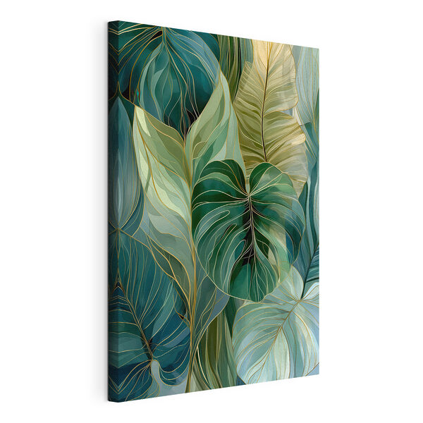 Une végétation tropicale aux couleurs vives, en parfaite harmonie Tableaux Une végétation tropicale aux couleurs vives, en parfaite harmonie