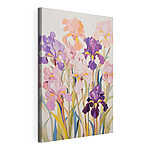 Tableaux Peinture représentant des fleurs sur fond blanc