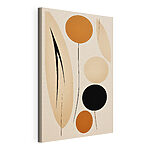 Tableaux Formes abstraites dans des tons chauds