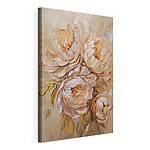 Tableaux Peinture représentant des fleurs sur un fond blanc