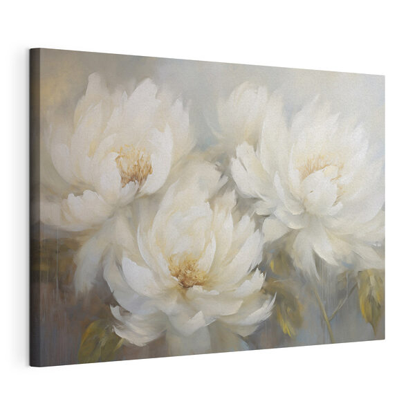 Tableau représentant des fleurs blanches Tableaux Tableau représentant des fleurs blanches