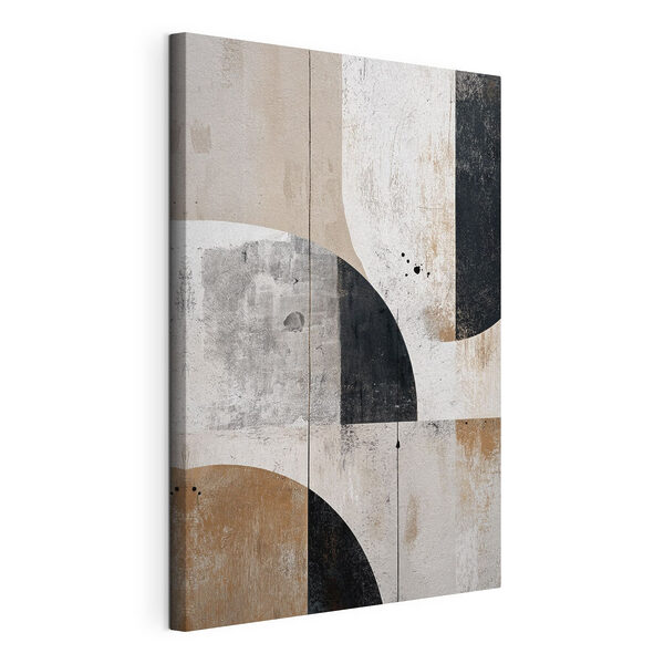 Tableaux Mur peint en noir et blanc