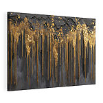 Tableaux Des textures ruisselantes sur fond sombre