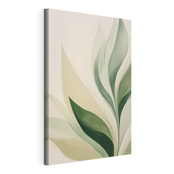 Tableaux De douces vagues de feuillage vert