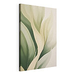 Tableaux Des feuilles souples et ondulantes aux teintes douces