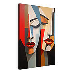 Tableaux Peinture représentant deux visages