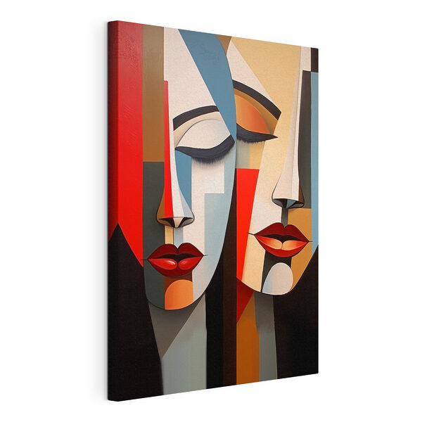 Tableaux Peinture représentant deux visages