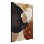 Tableaux Formes abstraites dans des tons ocres