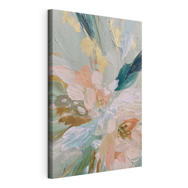 - Une abstraction florale tout en douceur dans des tons pastel Tableaux - Une abstraction florale tout en douceur dans des tons pastel