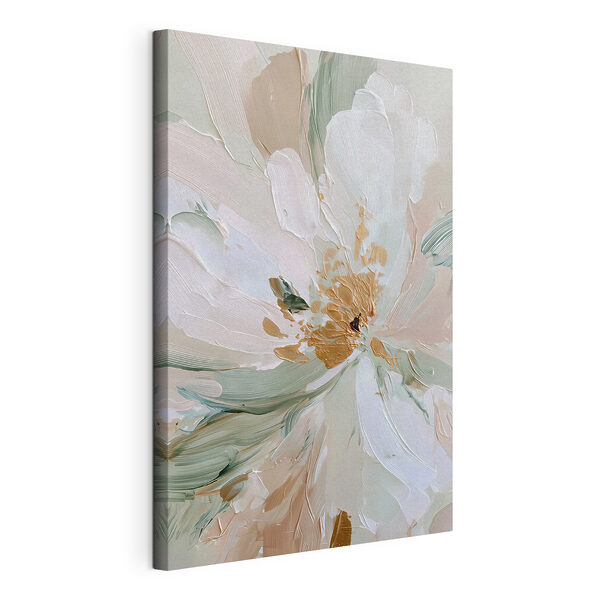 Tableaux Motif abstrait floral délicat aux teintes douces