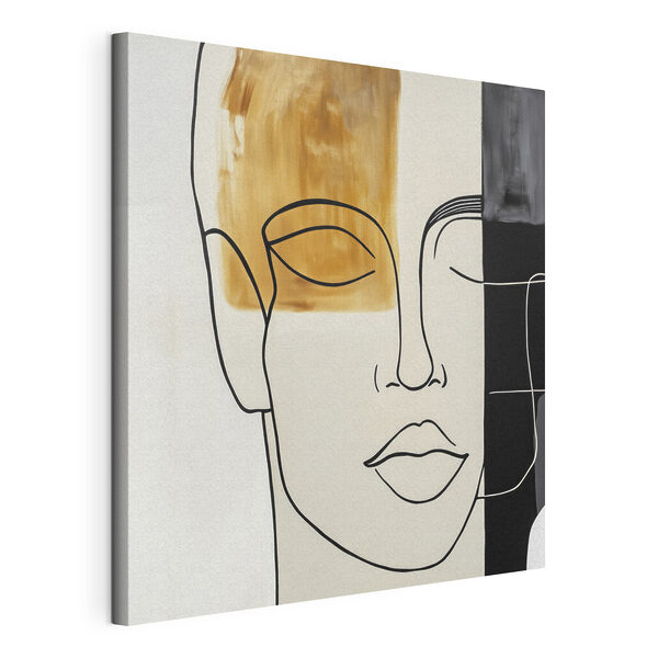 Peinture représentant le visage d'un homme Tableaux Peinture représentant le visage d'un homme