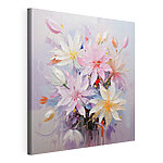Tableaux Peinture représentant des fleurs sur fond blanc