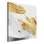 Tableaux Coups de pinceau artistiques sur une toile blanche